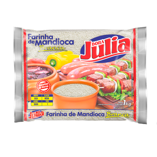 Farinha Mandioca Dona Julia 1kg
