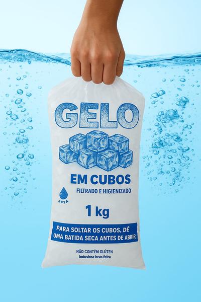 Gelo Master Cubo 1kg
