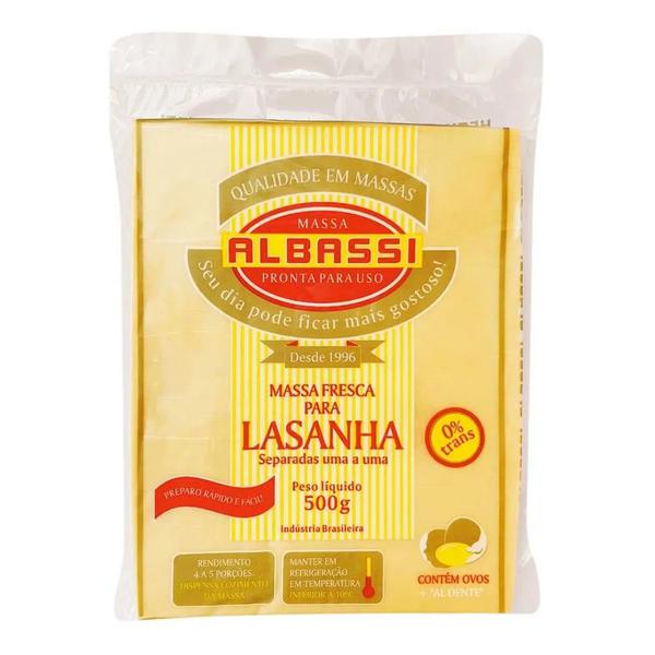 Massa Lasanha Albassi 500g