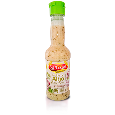 Molho Com Alho Sol Nascente 150ml