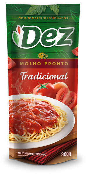Molho Tomate Dez 300g
