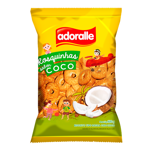 Rosquinha Adoralle Coco 600g