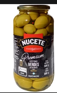AZEITONA VERDE NUCETE 500G PREMIUM