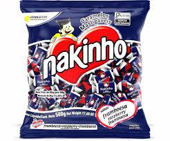 BALA NAKINHO 500G FRAMBOESA