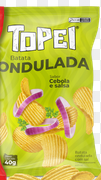BATATA ONDULADA TOPEI 40G CEBOLA E SALSA