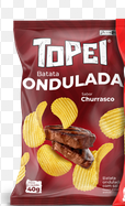 BATATA ONDULADA TOPEI 40G CHURRASCO