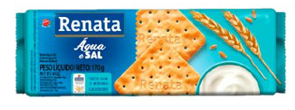 BISC RENATA 170G AGUA E SAL