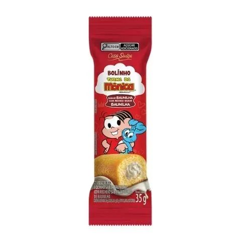 BOLINHO TURMA MONICA 35G BAUN RECH GOT C