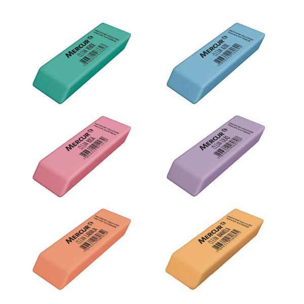 BORRACHA MERCUR CLEAN COLOR (CORES SORTI