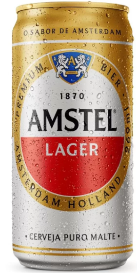 CERVEJA AMSTEL LAGER 269ML
