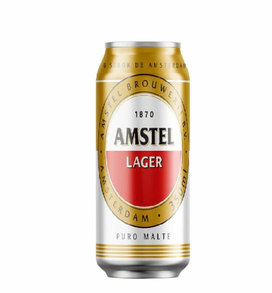 CERVEJA AMSTEL LAGER 350ML SLEEK PREMIUM