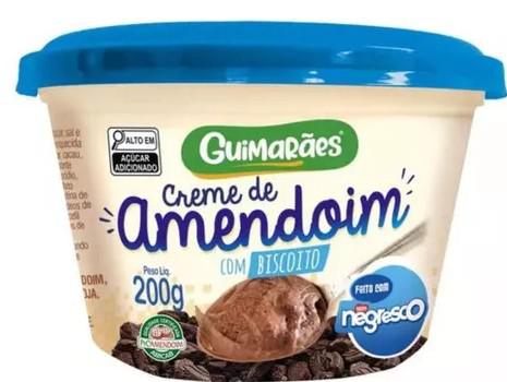 CREME AMENDOIM GUIMARAES 200G COM NEGRES