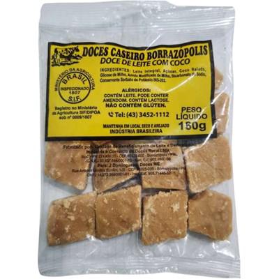 DOCE LEITE BORRAZOPOLIS 160G C/ COCO