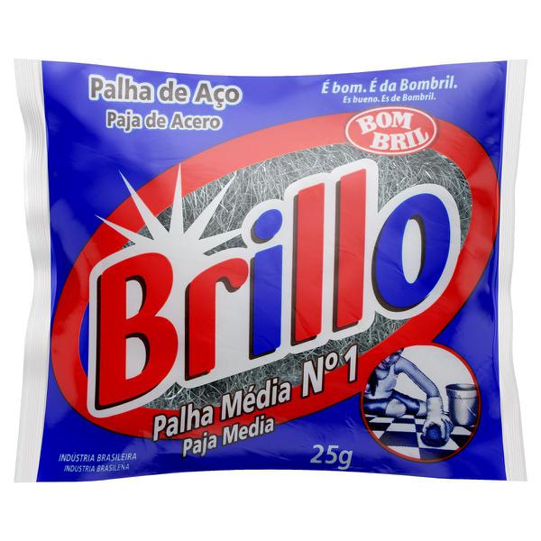 ESPONJA DE ACO BRILLO 25GR BRILLO 1CX