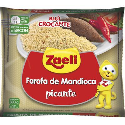 FAROFA ZAELI 300G MANDIOCA PICANTE