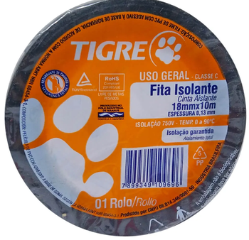 FITA ISOLANTE TIGRE 18MMX10M