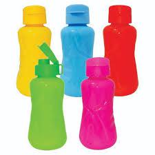 GARRAFA SQUEEZE 350ML CORES SORTIDAS