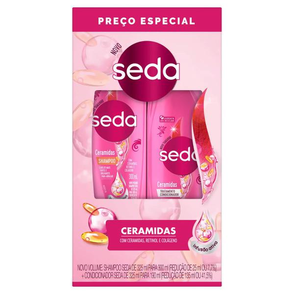 KIT SEDA SH 300ML+COND 190ML CERAMIDAS