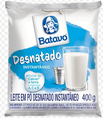 LEITE EM PO BATAVO 400G DESNATADO INST S