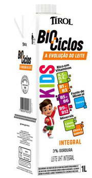 LEITE TIROL UHT INTEGRAL 1L BIOCICLOS KI