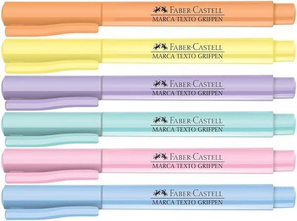 MARCADOR TEXTO FABER TONS PASTEIS MIX 12