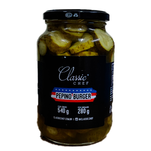 PEPINO CLASSIC CHEF 280G CONSERVA CHEFBU