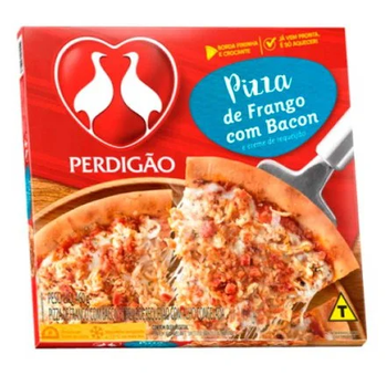 PIZZA PERDIGAO 460G FRANGO COM BACON