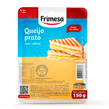 QUEIJO PRATO FRIMESA 150G FATIADO