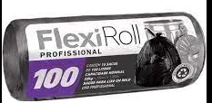SACO LIXO FLEXI ROLL 100L 15UN ROLO