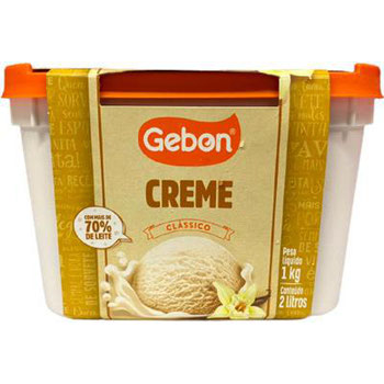 SORVETE GEBON POTE 2L CREME DIBOA SORV