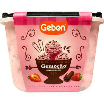 SORVETE GEBON POTE 2L MORANGO E NATA DIB