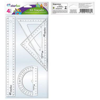 STARLUX ESC. KIT TRACADO 1 REGUA 30CM +