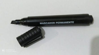 STAROFFICE MARCADOR PERMANENTE PRETO 1X1