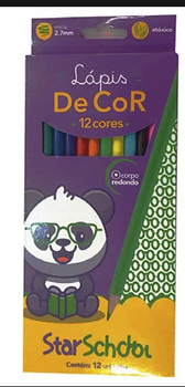 STARSCHOOL LAPIS DE COR 12 CORES (R5683)