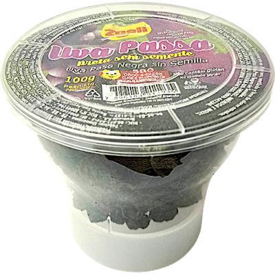 UVA PASSA ZAELI 100G PRETA S/SEMENTE