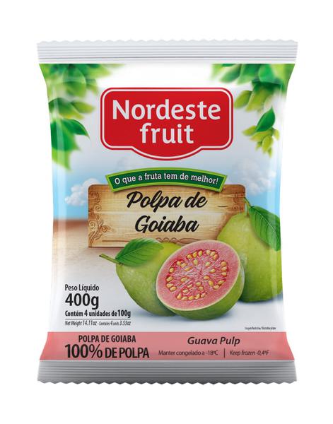POLPA NORDESTE FRUIT 400G GOIABA .
