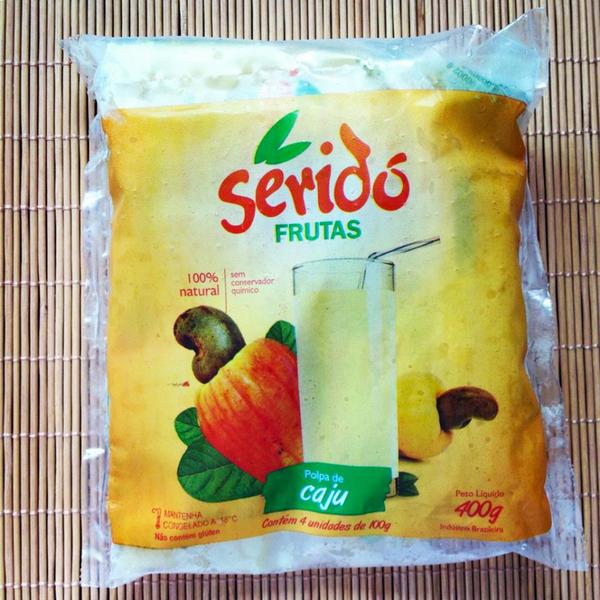 POLPA SERIDO 400G CAJU