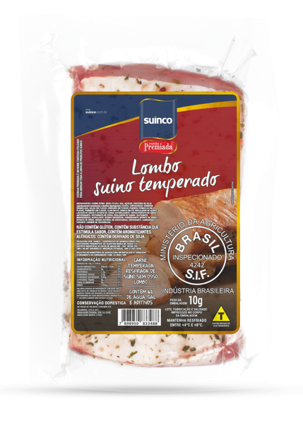 LOMBO SUINO SUINCO TEMPERADO  kg kg