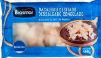 Bacalhau Macro Desfiado Brasmar Dessalgado 450g Congelado Com Espinhas
