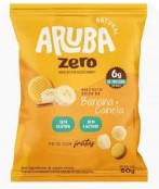 Biscoito Aruba Zero Açúcar com 6g de Proteína 50g Banana com Canela