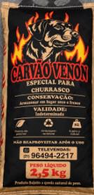 Carvão Vegetal Venon 2,5kg