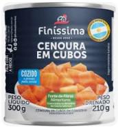 Cenoura em Cubos Finíssima em Conserva Lata 210g