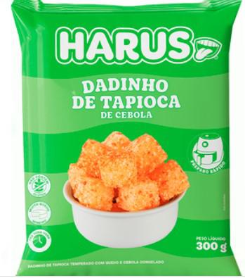 Dadinhos de Tapioca Harus Congelados 300g Queijo + Especiarias + Cebola