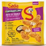Empanado de Peito de Frango Sadia Em Tiras 400g Toque de Pimenta