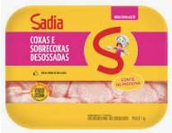 Filé Coxa e Sobrecoxa Frango Sadia Bandeja 1kg Sem Osso Congelada