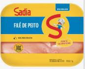 Filezinho de Peito de Frango Sadia Bandeja 1kg Congelado