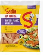 Frango em Tiras Sadia sem Tempero Congelado 400g