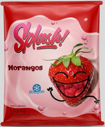 Fruta Refrigerada Splash Morangos 1002g