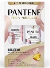 Kit Pantene Shampoo 300 + Condicionador 150 450ml Colágeno