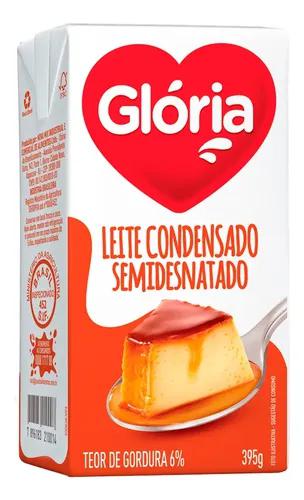 Leite Condensado Glória Semidesnatado TP 395g